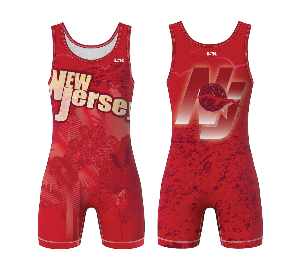 Red and hot sale blue singlet