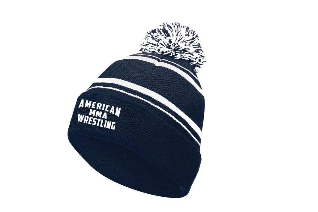 American MMA Wrestling Pom Beanie