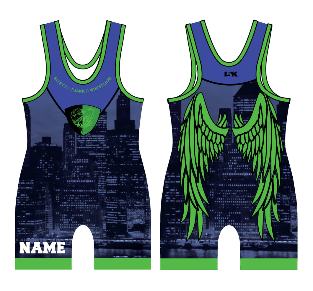Bitetto Sublimated Men's Singlet - Angel Design # 3