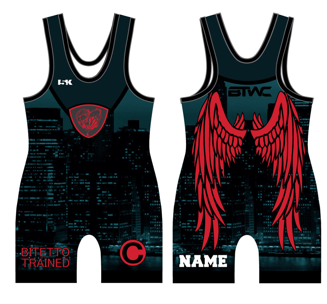 Bitetto Sublimated Men's Singlet - Angel Design # 4