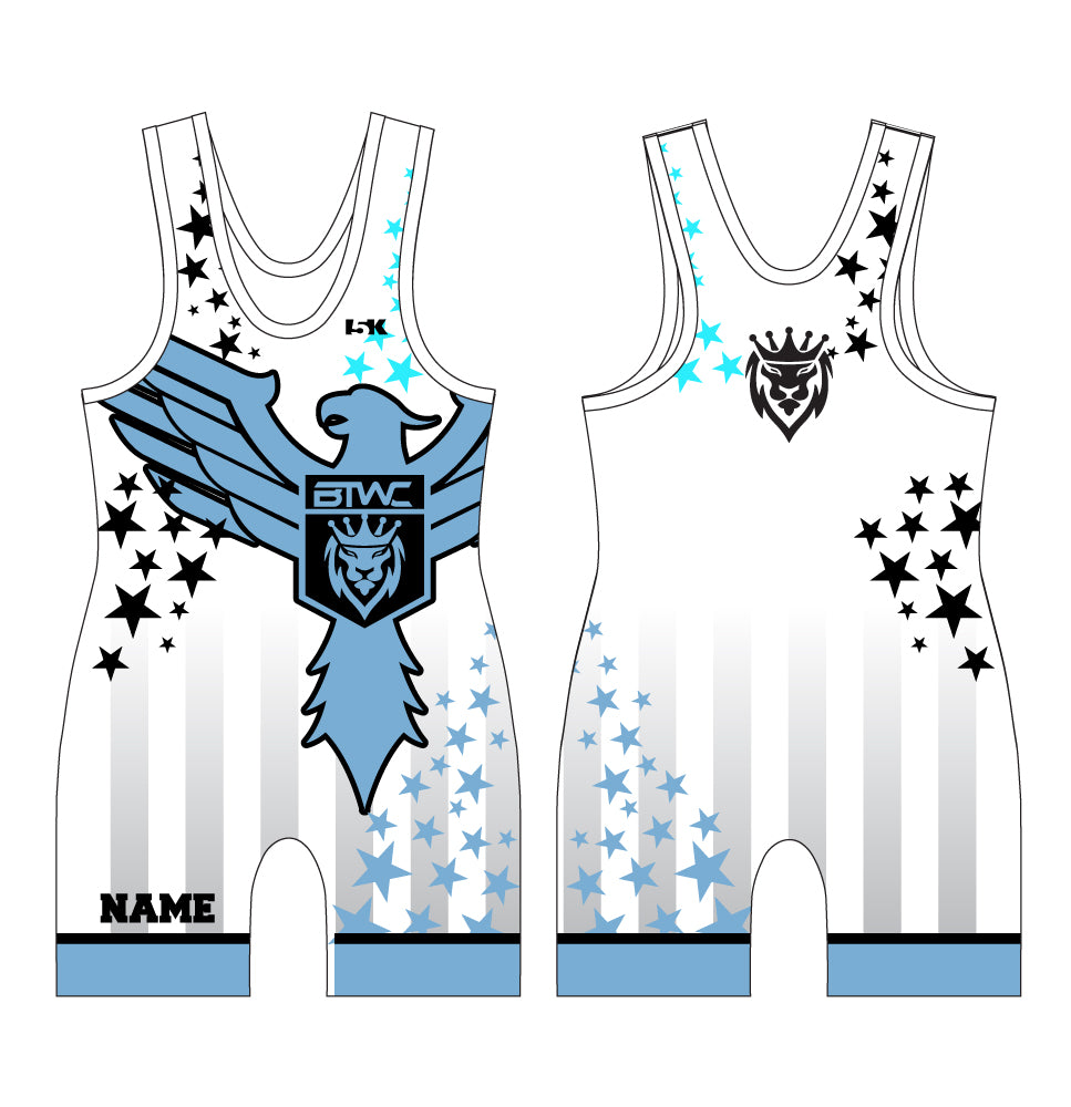 Bitetto USA Sublimated Men's Singlet - NEON DESIGN 1