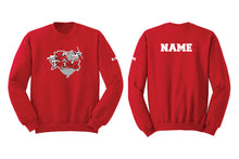 DC Trained Cotton Crewneck Sweatshirt - Black/White/Red