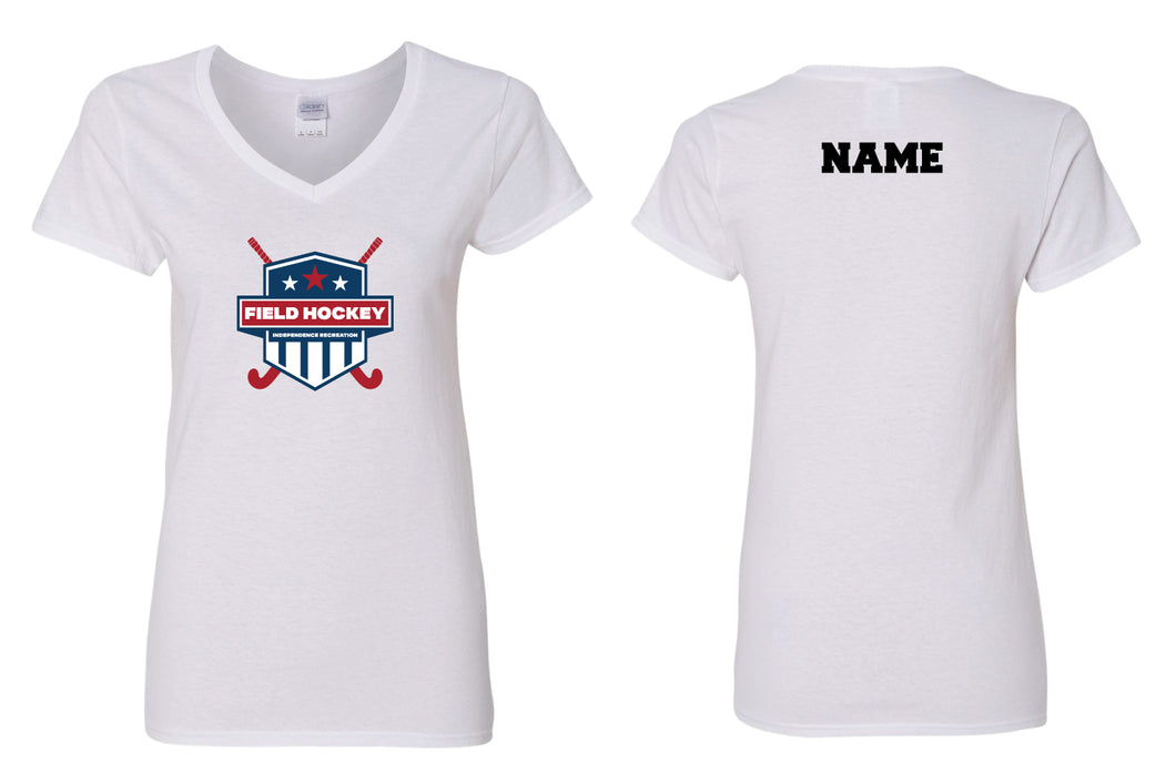 Independence Rec Field Hockey Cotton V-Neck Tee - (4 Color Options)