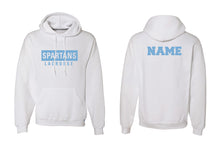Spartans Lacrosse Cotton Hoodie - Navy/Oxford/White