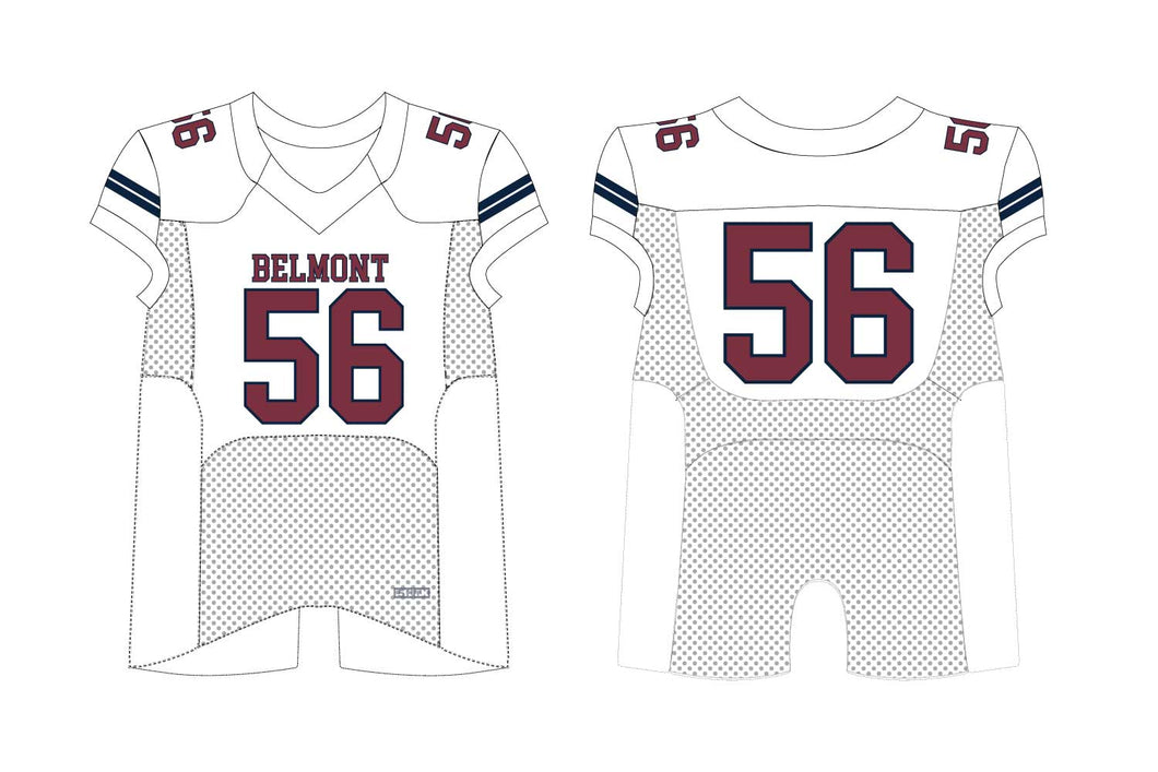 Belmont Football Sublimated Multi-Panel Game Jersey
