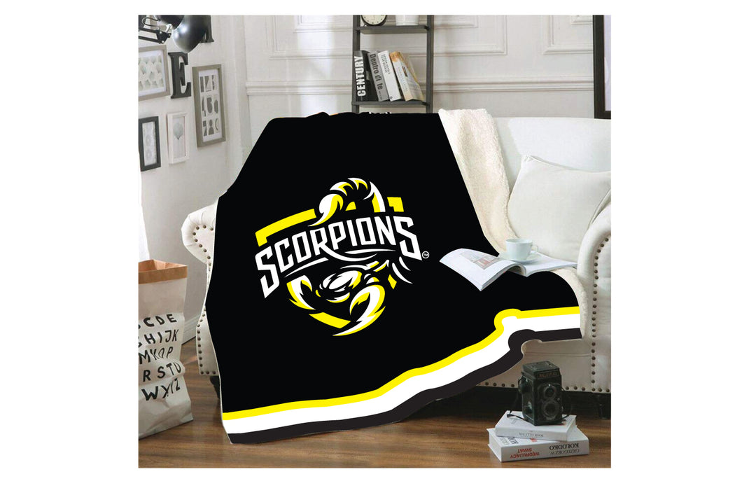 Scorpions Wrestling Sublimated Blanket