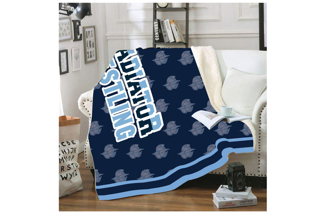 Bristol Gladiators Wrestling Sublimated Blanket