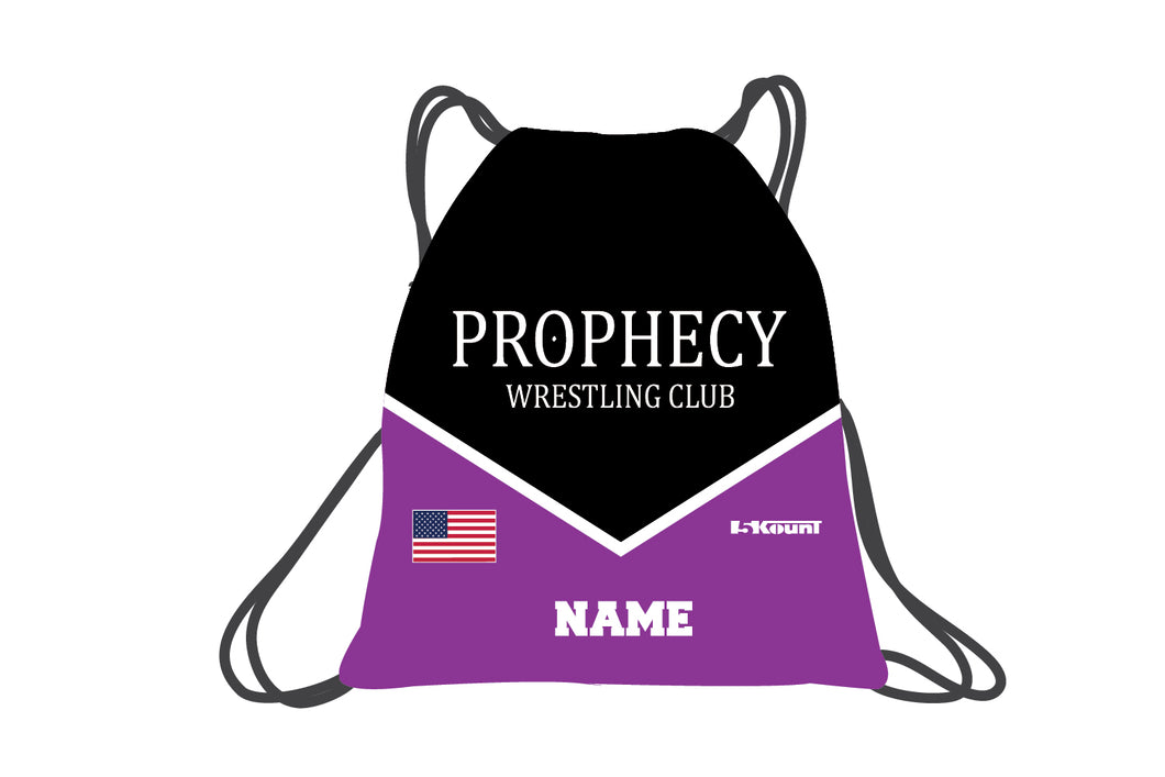 Prophecy Wrestling Club Sublimated Drawstring Bag