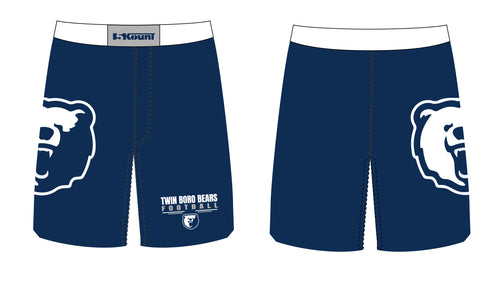Twin Boro Football Sublimated Practice Shorts - Navy