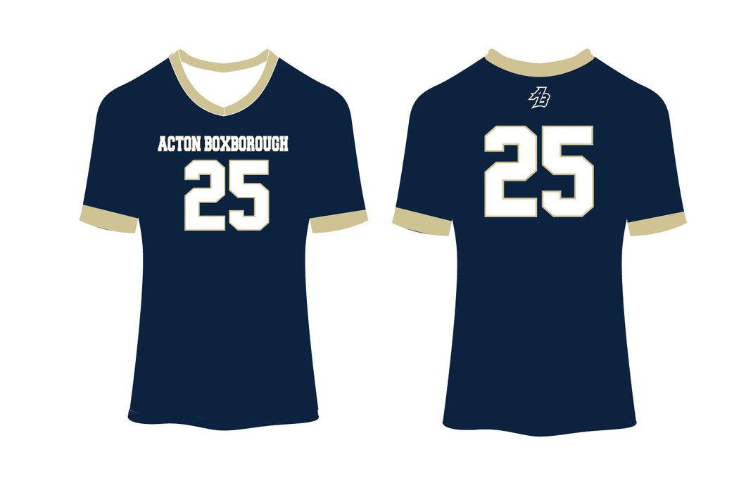 Acton Boxborough Football Sublimated Fan Jersey - Navy