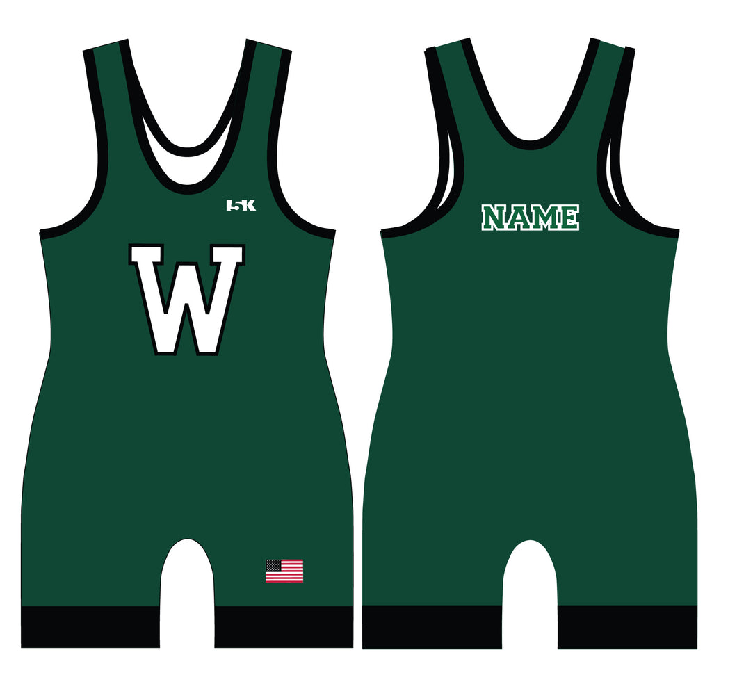 Wyckoff Wrestling Sublimated Men's Singlet - Design 3