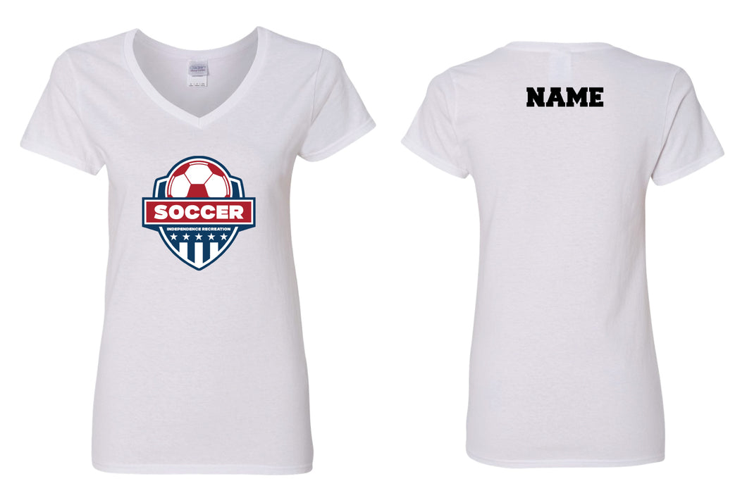 Independence Rec Soccer Cotton V-Neck Tee - (4 Color Options)
