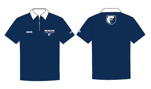 Twin Boro Football Sublimated Polo Shirt - Navy