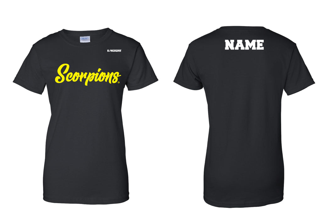 Scorpions Wrestling Women's Crew Tee - Black