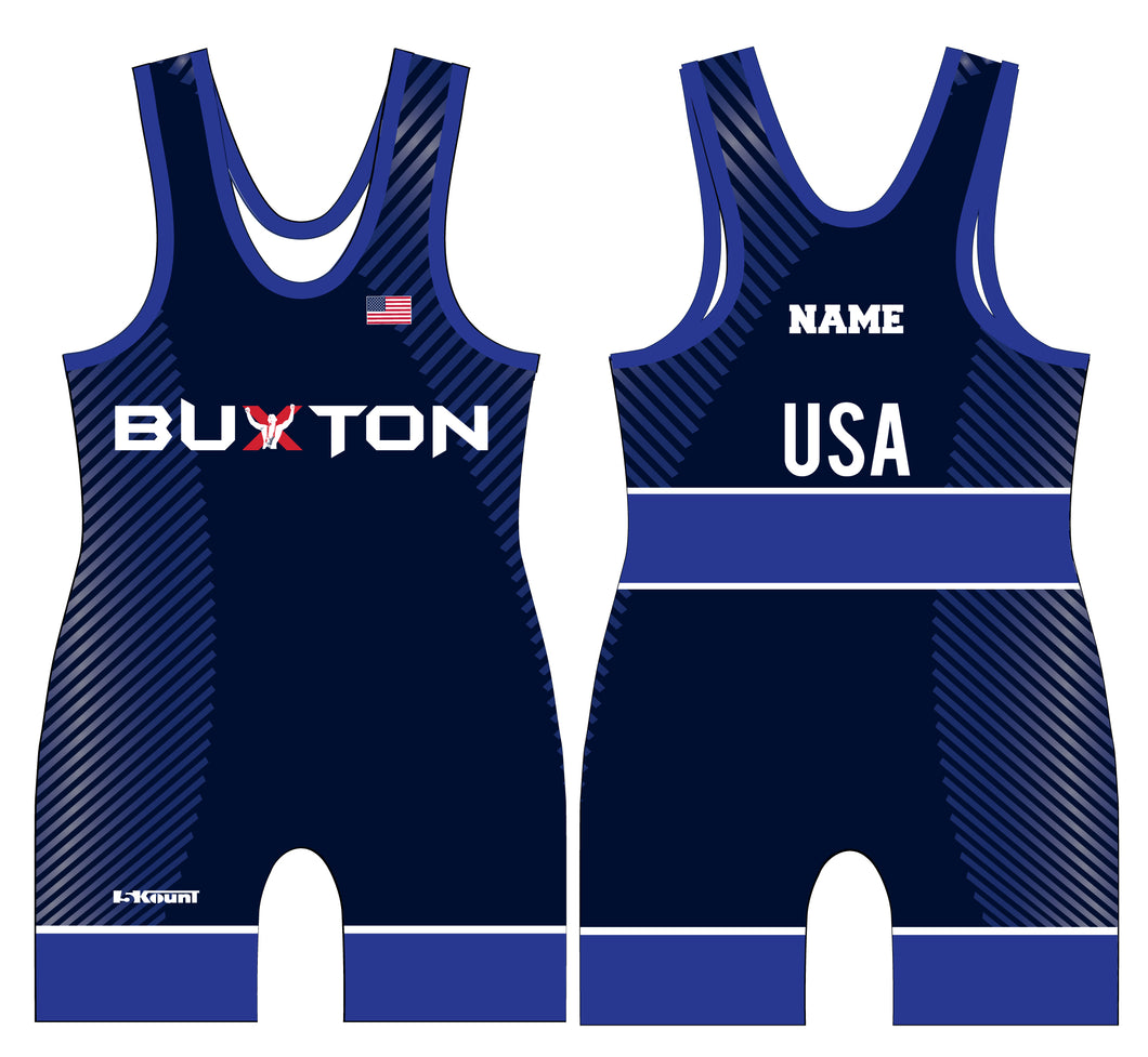 Buxton Freestyle Singlet - Blue - 5KounT2018