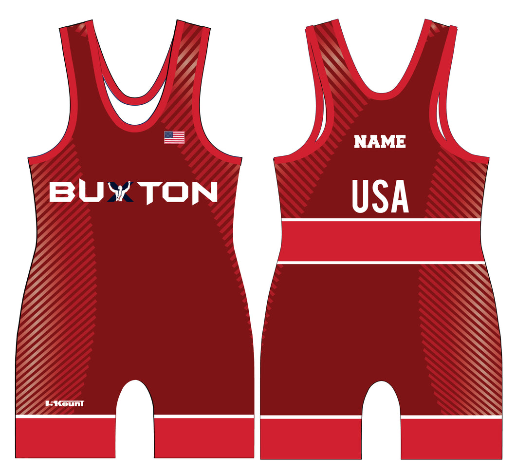 Buxton Freestyle Singlet - Red - 5KounT2018