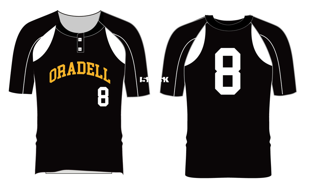 Oradell Baseball Sublimated Game Jersey - Gold