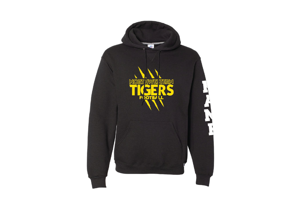 Northwestern Tigers Football Cotton Hoodie - Black