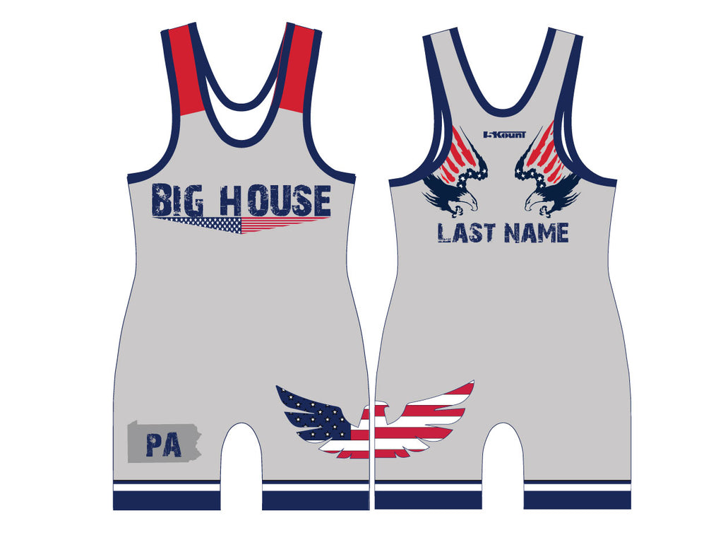 My house best sale wrestling singlets