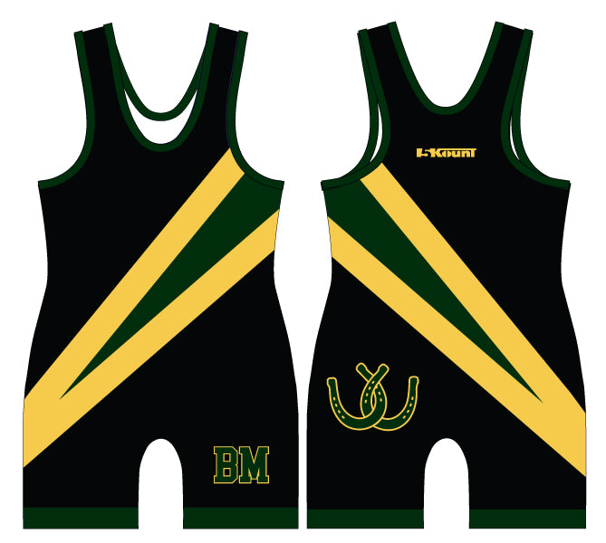 Brick Memorial Sublimated Singlet - Black - 5KounT