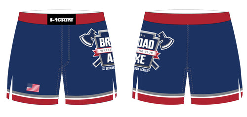 Broad Axe Wrestling Club Sublimated Board Shorts - 5KounT