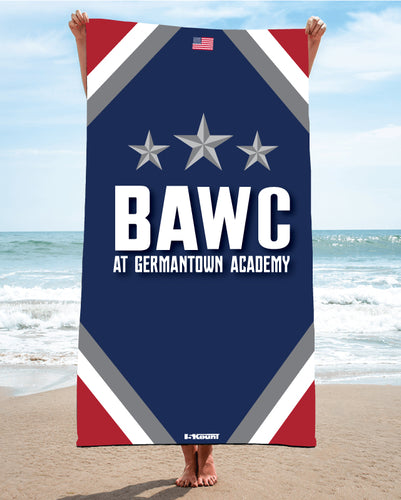 Broad Axe Wrestling Club Sublimated Beach Towel - 5KounT2018
