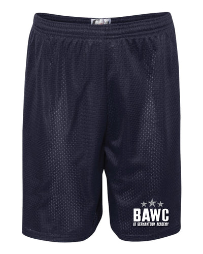 Broad Axe Wrestling Club Tech Shorts - Navy - 5KounT