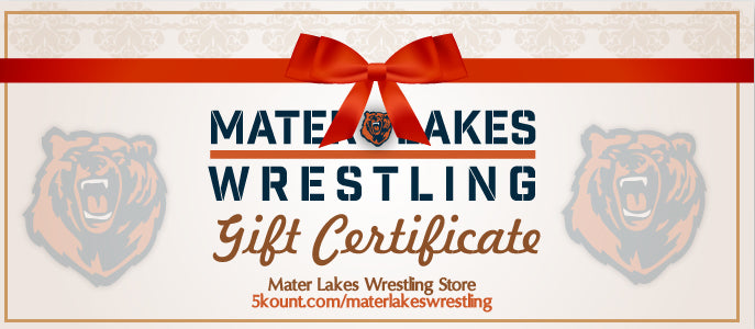 Mater Lakes Wrestling Gift Certificate - 5KounT