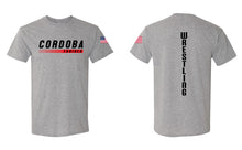 Cordoba Trained Wrestling Triblend Tee Black/Red/Gray - 5KounT