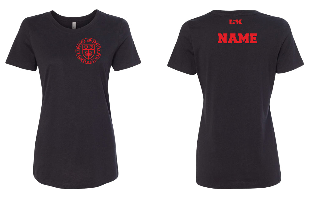 Cornell Dance Women's Cotton Crew - Collegiate Black - 5KounT
