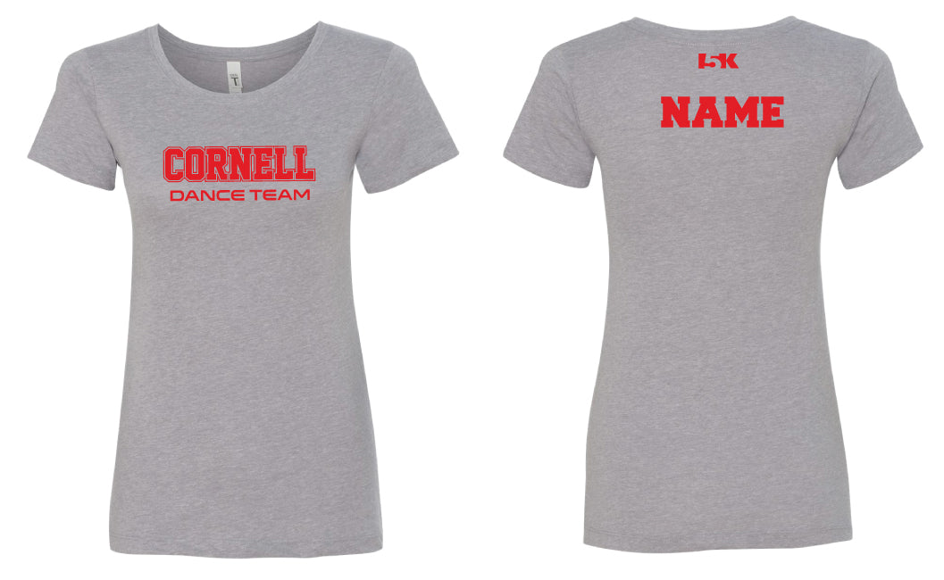 Cornell Dance Women's Cotton Crew - Cornell Grey - 5KounT