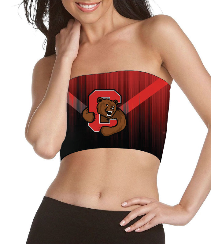 Cornell Dance Sublimated Bandeau Crop Top - Ombré - 5KounT2018