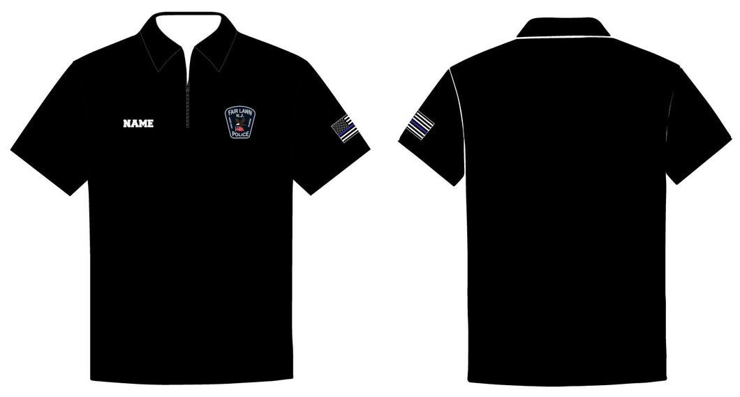 Fair Lawn Police Sublimated Polo-Black - 5KounT2018