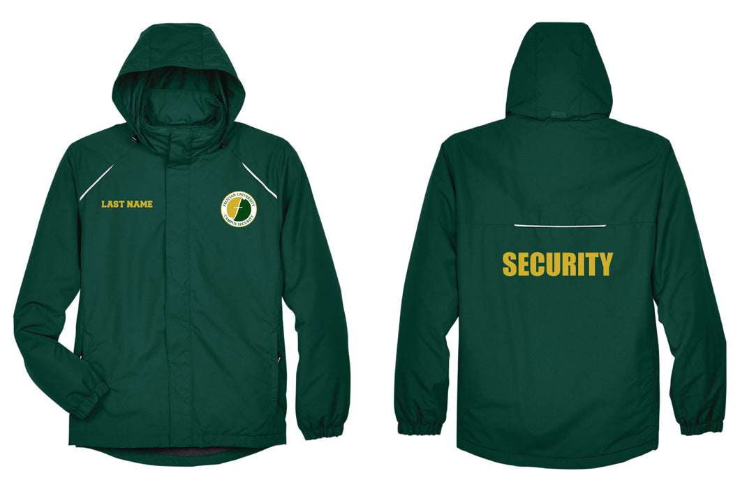 Felician University Hooded Rain Jacket - Forest Green - 5KounT