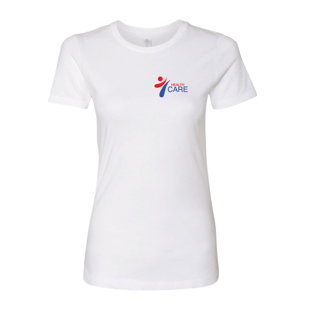 Health Care Ladies Cotton Tee - White - 5KounT2018