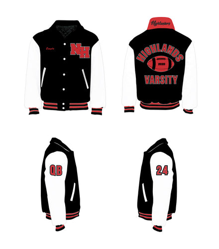 Northern Highlands Highlanders Varsity Jacket - 5KounT2018