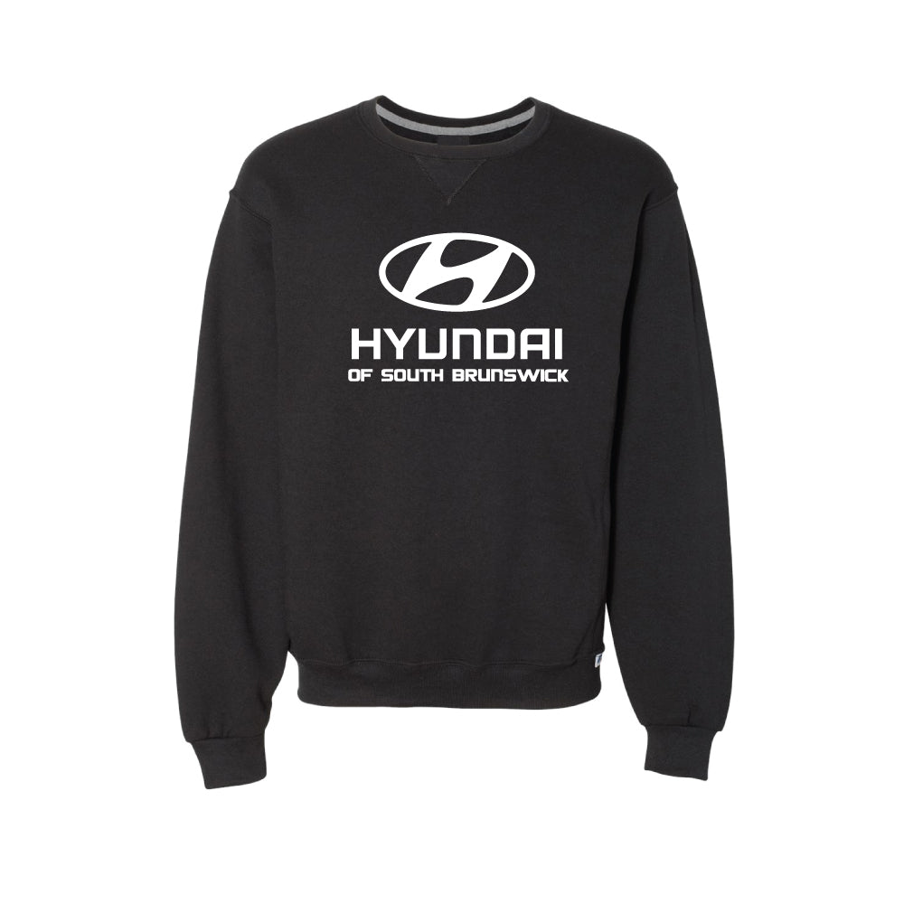 South Brunswick Hyundai Russell Athletic Cotton Crewneck Sweatshirt - Black - 5KounT2018