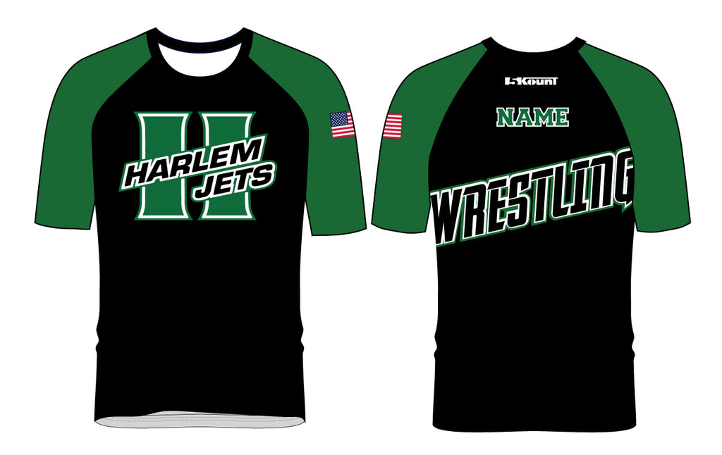 Harlem Jets Wrestling Sublimated Fight Shirt