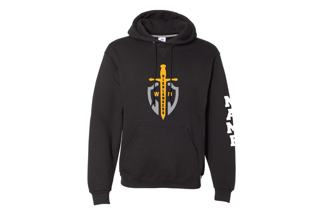 Highlanders Wrestling Club Cotton Hoodie - Black