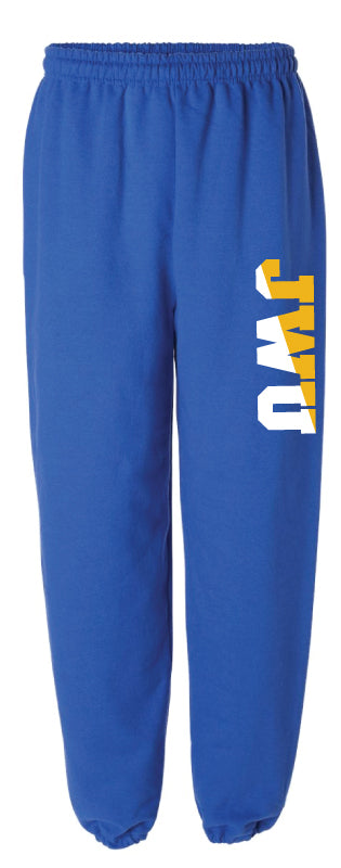 JWU Cotton Sweatpants - Royal - 5KounT
