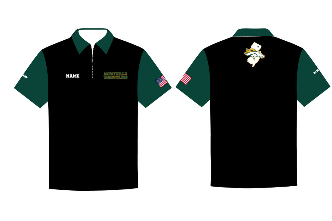 Montville Wrestling Sublimated Polo Shirt