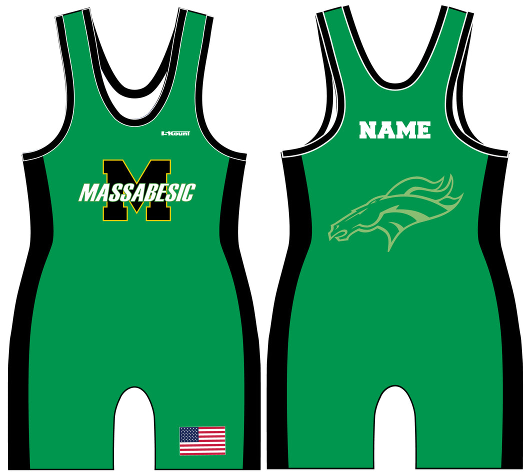Massabesic Youth Wrestling Sublimated Singlet Design 1 - 5KounT