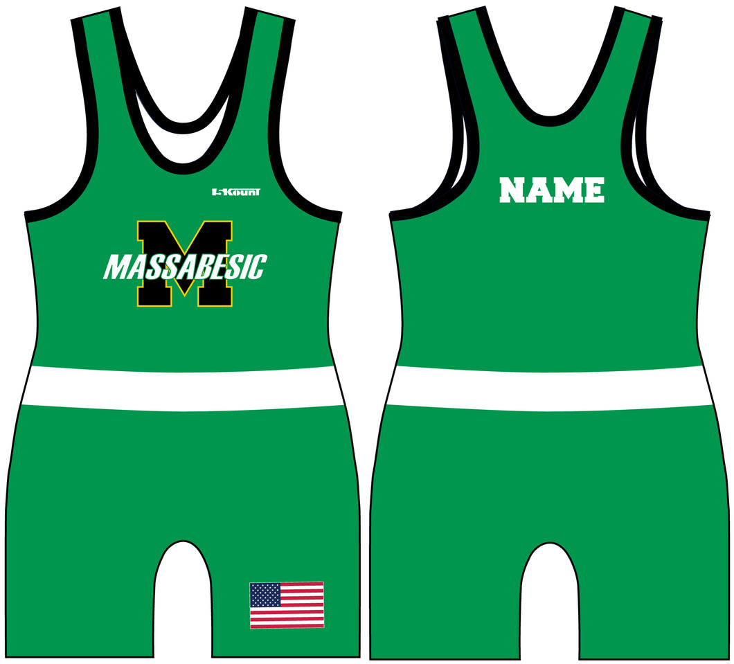 Massabesic Youth Wrestling Sublimated Singlet Design 2 - 5KounT