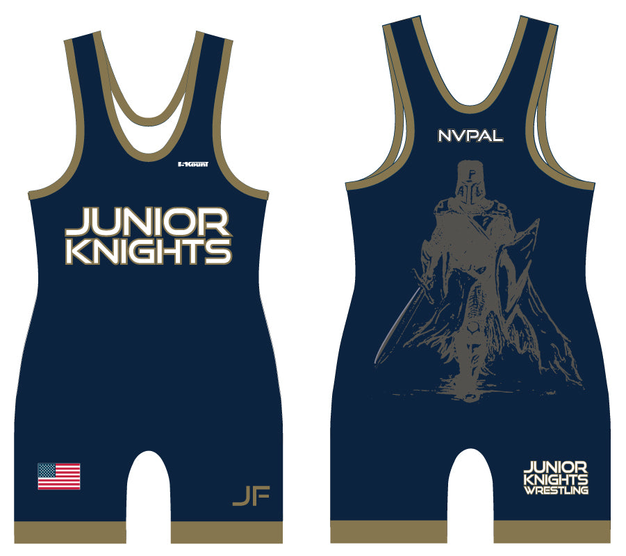 Jr. Knights Wrestling Sublimated Singlet - 5KounT