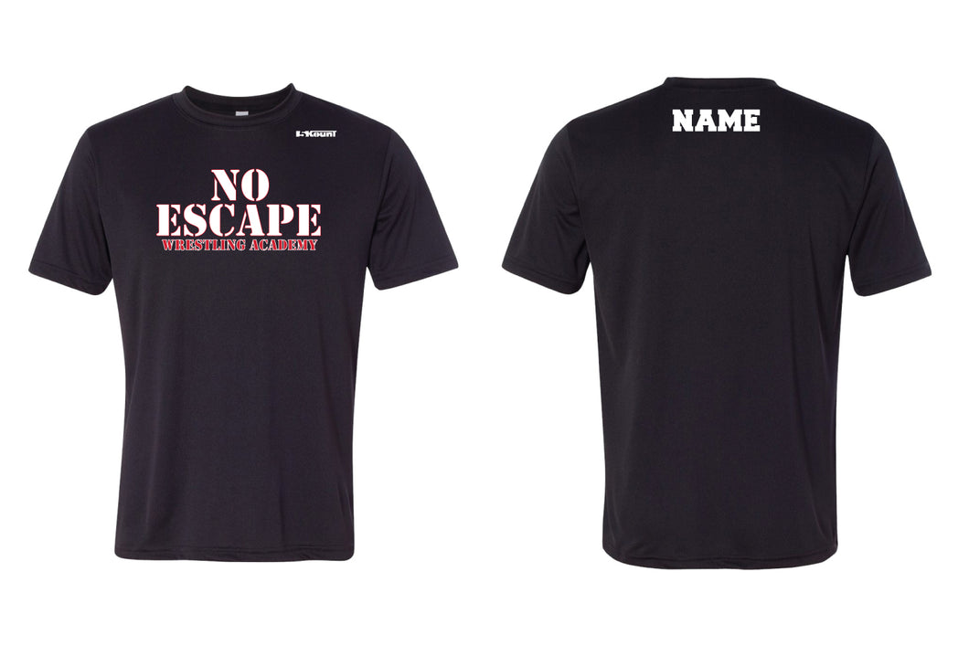 No Escape Wrestling Academy Dryfit Performance Tee - Black