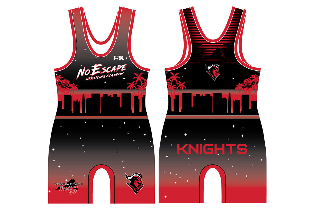 No Escape Wrestling Academy Sublimated Men's Singlet - Design 5