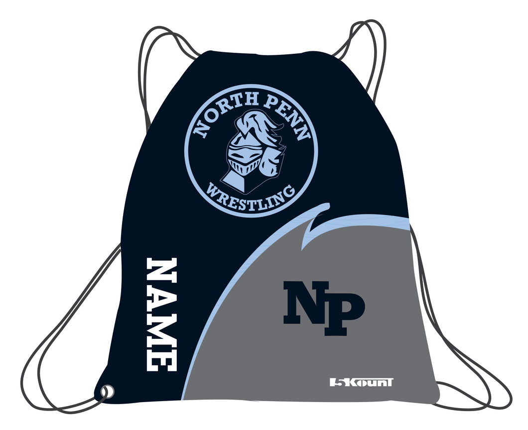 North Penn Wrestling Sublimated Drawstring Bag - 5KounT2018