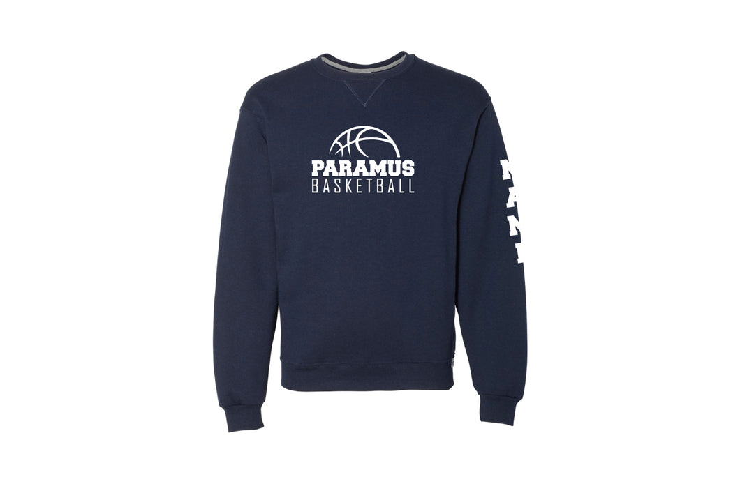 Paramus Basketball Cotton Crewneck Sweatshirt - Navy