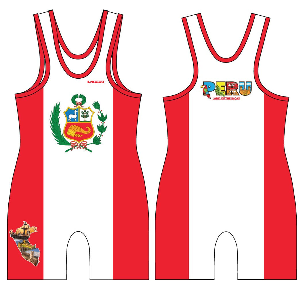Peru Sublimated Singlet - 5KounT2018