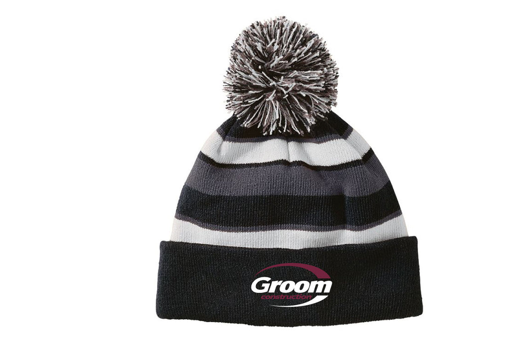 Groom Construction Pom Beanie - 5KounT